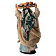 Woman with bread tray for 10 cm terracotta Neapolitan Nativity Scene s4