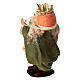 Uomo con fieno in spalla terracotta 10 cm presepe napoletano s4