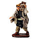 Jovem com galhos de madeira 10 cm terracota presépio napolitano s2