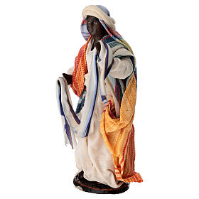 Commerciante di stoffe terracotta 15 cm presepe pasquale