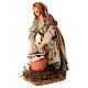 Lavandaia in piedi 15 cm terracotta presepe napoletano s2