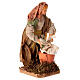 Lavandaia in piedi 15 cm terracotta presepe napoletano s3