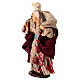Elderly woman with sheep on her shoulders for 15 cm Neapolitan Nativity Scene s3