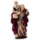 Terracotta Old Woman with Sheep on Shoulder, 15 cm Neapolitan Nativity s2
