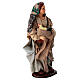 Contadina con gallina terracotta 15 cm presepe napoletano s3