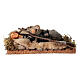 Giovane pastore dormiente terracotta 15 cm presepe napoletano s1