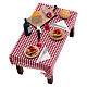 Tavolo imbandito presepe napoletano 15 cm s2