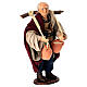 Porteur d'eau avec seau en terre cuite 15 cm crèche napolitaine s3