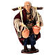 Terracotta Water Carrier Figurine with Buckets, 15 cm Neapolitan Nativity s1