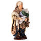 Starsza kobieta z karczochami - figurka z terakoty, szopka neapolitańska 15 cm s3