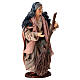 Vecchietta con scopa terracotta 15 cm presepe napoletano s3
