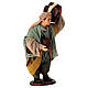 Uomo con botti terracotta 15 cm presepe napoletano s3