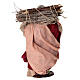 Woodcutter woman with wood, terracotta, 15 cm, Neapolitan nativity scene s4
