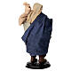 Uomo con bastone e sacco terracotta 18 cm presepe napoletano s4