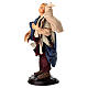 Man with Staff and Sack Figurine, Terracotta, 18 cm Neapolitan Nativity s3