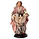 Donna con capretta terracotta 18 cm presepe napoletano s1
