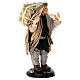 Campesino con paca de heno 18 cm terracota belén napolitano s3