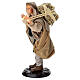 Contadino con balla di fieno 18 cm terracotta presepe napoletano s2