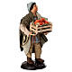 Homme avec caisse d'oranges 18 cm terre cuite crèche napolitaine s2