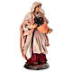Femme avec cruche terre cuite 18 cm crèche napolitaine s3