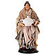 Vecchia con zuppiera terracotta 18 cm presepe napoletano s1