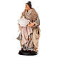 Vecchia con zuppiera terracotta 18 cm presepe napoletano s2