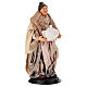 Vecchia con zuppiera terracotta 18 cm presepe napoletano s3