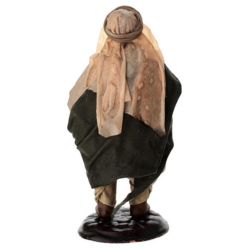 Mężczyzna z karczochami - figurka z terakoty, szopka neapolitańska 18 cm 4