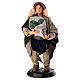 Mężczyzna z karczochami - figurka z terakoty, szopka neapolitańska 18 cm s1