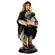 Mężczyzna z karczochami - figurka z terakoty, szopka neapolitańska 18 cm s2