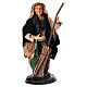 Homme avec balai en terre cuite 18 cm crèche napolitaine s1