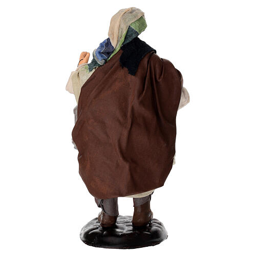 Hombre con linterna terracota 18 cm belén napolitano 4