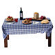 Table set for 18 cm Neapolitan Nativity Scene s1