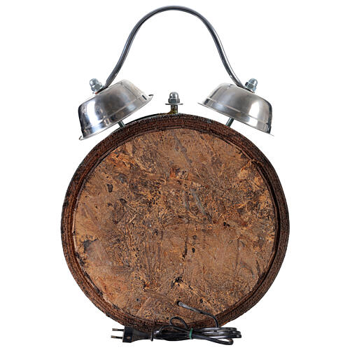 Neapolitan Nativity Alarm Clock with 6 cm Figures, 15x30x50 cm 5
