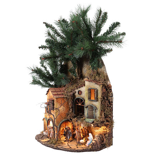 Crèche-sapin de Noël 8 cm crèche napolitaine 30x45x65 cm 6