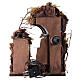 Portale con Natività terracotta 8 cm presepe napoletano 15x20x25 cm s5