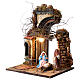 Portale con Natività terracotta presepe napoletano 12 cm 25x30x40 cm s2