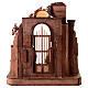 Tempio con portale con Natività terracotta presepe napoletano 20 cm 45x50x55 cm s6