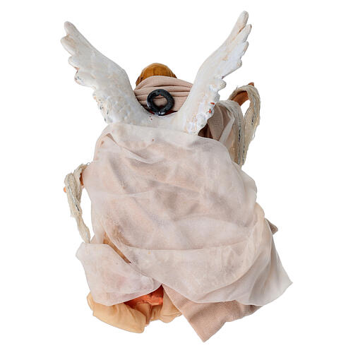 Ange en terre cuite 14 cm crèche napolitaine 4