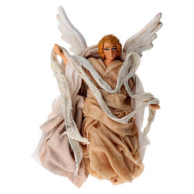 Anjo em terracota 14 cm presépio napolitano