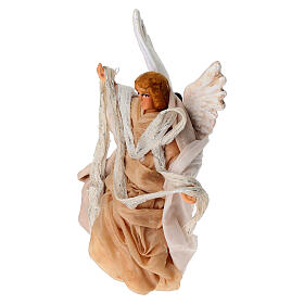 Anjo em terracota 14 cm presépio napolitano