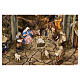 Borgo 80x70 cm presepe napoletano 12 cm con movimento mod. A s2