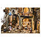 Borgo 80x70 cm presepe napoletano 12 cm con movimento mod. A s3