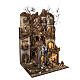 Borgo 80x70 cm presepe napoletano 12 cm con movimento mod. A s4