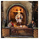 Borgo 80x70 cm presepe napoletano 12 cm con movimento mod. A s9