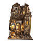 Borgo presepe napoletano 80x70 cm 12 cm con movimento mod. B s1