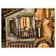 Borgo statuine 12 cm 80x70 cm presepe napoletano con movimento mod. C s2