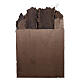 Borgo statuine 12 cm 80x70 cm presepe napoletano con movimento mod. C s8