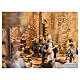 Borgo modulare  80x70 cm presepe napoletano 12 cm con movimento mod. D s5