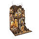 Borgo modulare  80x70 cm presepe napoletano 12 cm con movimento mod. D s7
